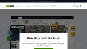 What Shoplupe.com website looked like in 2022 (1 year ago)