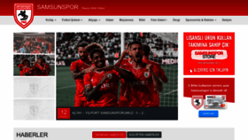 What Samsunspor.org.tr website looked like in 2022 (1 year ago)