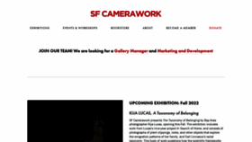 What Sfcamerawork.org website looked like in 2022 (1 year ago)