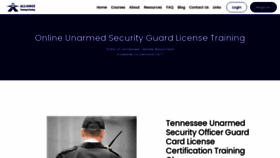 What Securityguardlicensetn.com website looked like in 2022 (1 year ago)