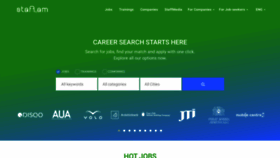 What Staff.am website looked like in 2022 (1 year ago)