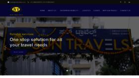 What Suntravels.co.in website looked like in 2022 (1 year ago)