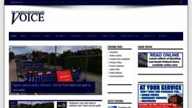 What Spaldingvoice.co.uk website looked like in 2022 (1 year ago)