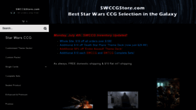 What Swccgstore.com website looked like in 2022 (1 year ago)