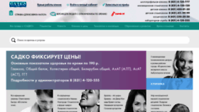 What Sadkomed.ru website looked like in 2022 (1 year ago)