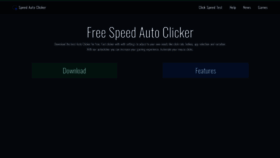What Speedautoclicker.net website looked like in 2022 (1 year ago)