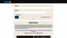 What Smmiz.com website looked like in 2022 (1 year ago)