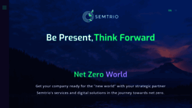 What Semtrio.com website looked like in 2022 (1 year ago)