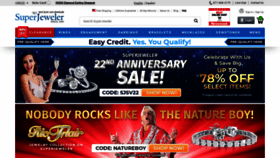 What Superjeweler.com website looked like in 2022 (1 year ago)