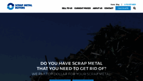 What Scrapmetalbuyers.com website looked like in 2022 (1 year ago)