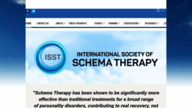 What Schematherapysociety.org website looked like in 2022 (1 year ago)