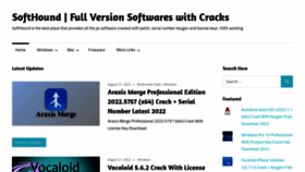 What Softhound.net website looked like in 2022 (3 years ago)