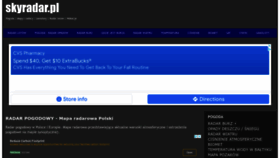 What Skyradar.pl website looked like in 2022 (1 year ago)