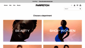 What Style.com website looked like in 2022 (1 year ago)