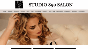 What Studio890.com website looked like in 2022 (1 year ago)