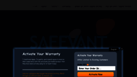 What Safevantcctv.com website looked like in 2022 (1 year ago)