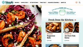 What Simplyrecipes.com website looked like in 2022 (1 year ago)