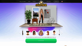 What Stardoll.com website looked like in 2022 (1 year ago)