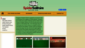 What Spidersolitaireonline.com website looked like in 2022 (1 year ago)