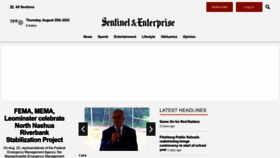 What Sentinelandenterprise.com website looked like in 2022 (1 year ago)