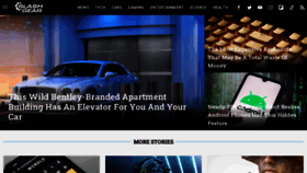 What Slashgear.com website looked like in 2022 (1 year ago)