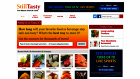 What Stilltasty.com website looked like in 2022 (1 year ago)