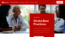 What Strokebestpractices.ca website looked like in 2022 (1 year ago)