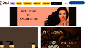 What Sagarstores.in website looked like in 2022 (1 year ago)