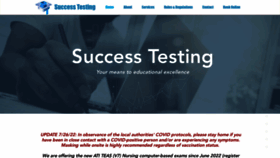 What Successtesting.com website looked like in 2022 (1 year ago)