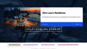 What Sololevelingscan.com website looked like in 2022 (1 year ago)