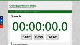 What Stopwatch-timers.com website looked like in 2022 (1 year ago)