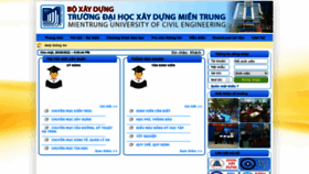 What Sinhvien.muce.edu.vn website looked like in 2022 (1 year ago)