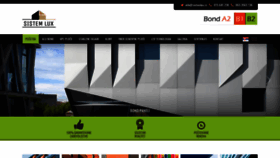 What Sistemlux.rs website looked like in 2022 (2 years ago)