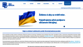 What Sbaeduca.sk website looked like in 2022 (1 year ago)