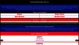 What Sattamatkaresult.in website looked like in 2022 (1 year ago)