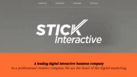 What Stickint.com website looked like in 2022 (1 year ago)