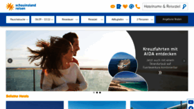 What Schauinsland-reisen.de website looked like in 2022 (1 year ago)
