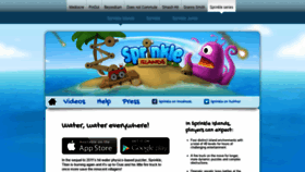 What Sprinklegame.com website looked like in 2022 (1 year ago)