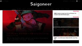 What Saigoneer.com website looked like in 2022 (1 year ago)