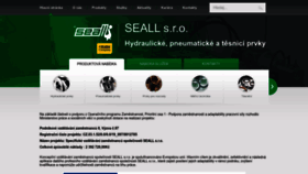 What Seall.cz website looked like in 2022 (1 year ago)