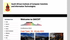 What Saicsit.org website looked like in 2022 (1 year ago)