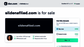 What Sildenafiled.com website looked like in 2022 (1 year ago)