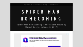What Spidermanhomecoming.yolasite.com website looked like in 2022 (1 year ago)