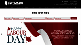 What Shawgmc.com website looked like in 2022 (1 year ago)