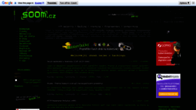 What Soom.cz website looked like in 2022 (1 year ago)