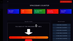 What Spacebarcounter.org website looked like in 2022 (1 year ago)