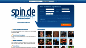 What Spin.de website looked like in 2022 (1 year ago)