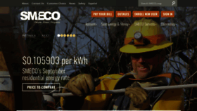 What Smeco.coop website looked like in 2022 (1 year ago)