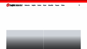 What Saglikhaberleri.com website looked like in 2022 (1 year ago)