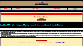 What Sattamatkaresult.net website looked like in 2022 (1 year ago)